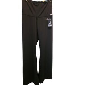 CANCER Live for Life NEW activewear pants Size Small Black logo 90poly/10span